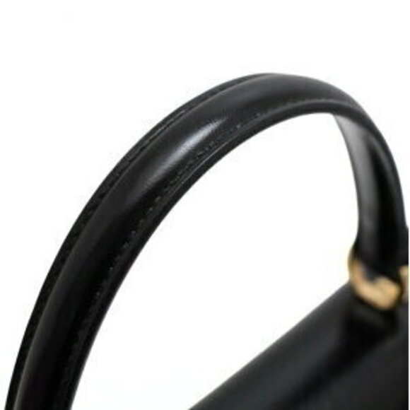 Gucci Leather Black Handbag Ladylock - Picture 3 of 6